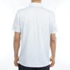 Admiral Golf ADMA351 Men's White Geometric Print High Tension Polo Golf Shirt