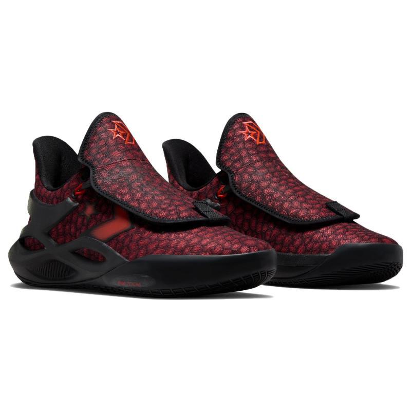 Converse ALL STAR BB TRILLIANT CX Round Toe Lace-Up Low Top Basketball Shoes Unisex Black and Red