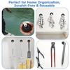 Rubber Coated Magnetic Hooks For Tools Keys Rusts Resistance Indoor Outdoor Closed Magnet Hooks for Garage Workshop