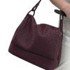 Simple and versatile light luxury flap bags, a variety of leather women's bags, hand-woven bags, high-end sheepskin shoulder bags