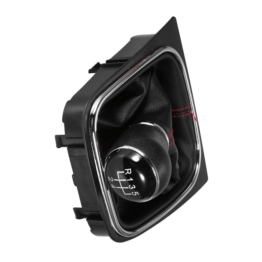 5 Speed Gear Knob Shift Stick Gaiter Cover Replacement for  Golf 5 6 110mm Hole Diameter
