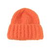 Korean Version of Women's Wool Hat Fashionable and Versatile  Big Head  Ear Protection  Cold Cold Hat  Solid Color Simple Hat