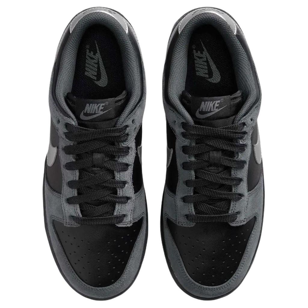 Nike Dunk Low Black Anthracite Silver Men Sneakers Metallic-Silver II7636-001