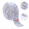 Self-Adhesive Sparkling Resin Diamond Color Ribbon, Totaling 2.5 Yards, Suitable for Crafts, Phone Gifts, Wedding, And Party Decorations