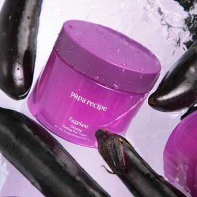 Paparecipe Aubergine Klärendes Peeling-Pad Toner 255ml (70 Blatt)