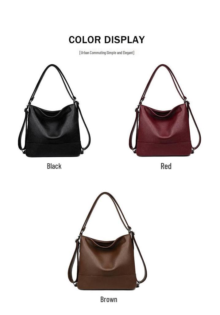 Women's 2025 Versatile High-End Tote Backpack: Large Capacity, Multifunctional, for Commuting & Outdoors