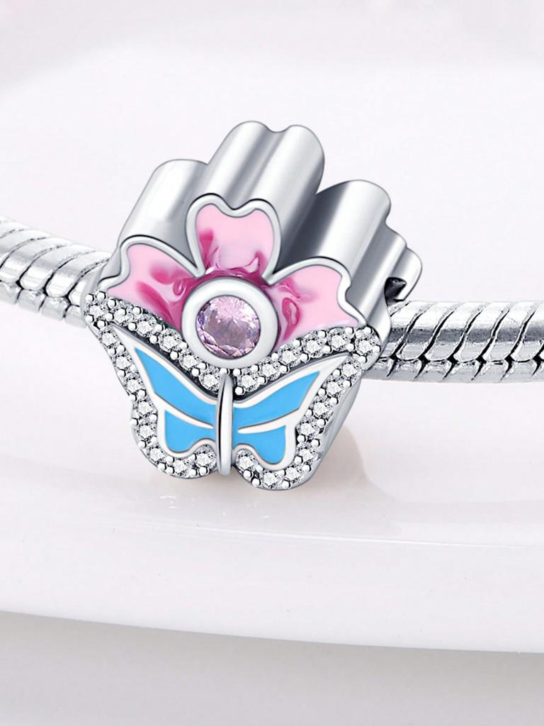 Charm Bead Components Plata Colorful Fireflies Bead Components Charm Bead Component Copper Metal Plated Compatible With Charm Bead Components Copper