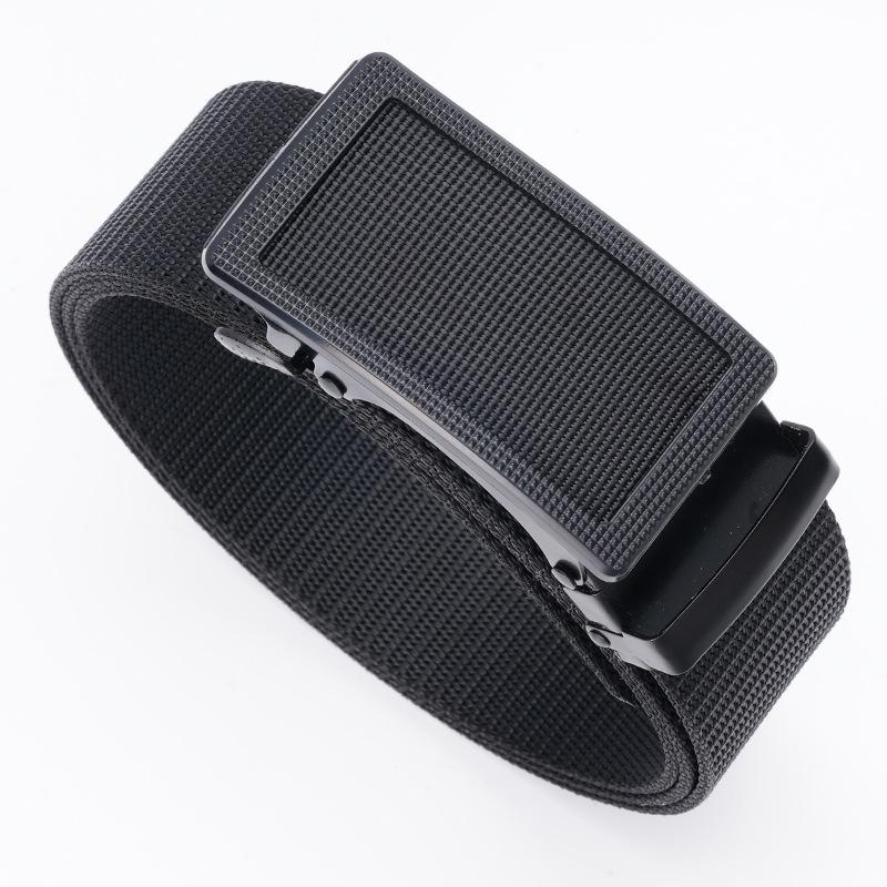 Nylon Canvas Automatic Buckle Men s Belt Casual Business Versatile Belt 120cm