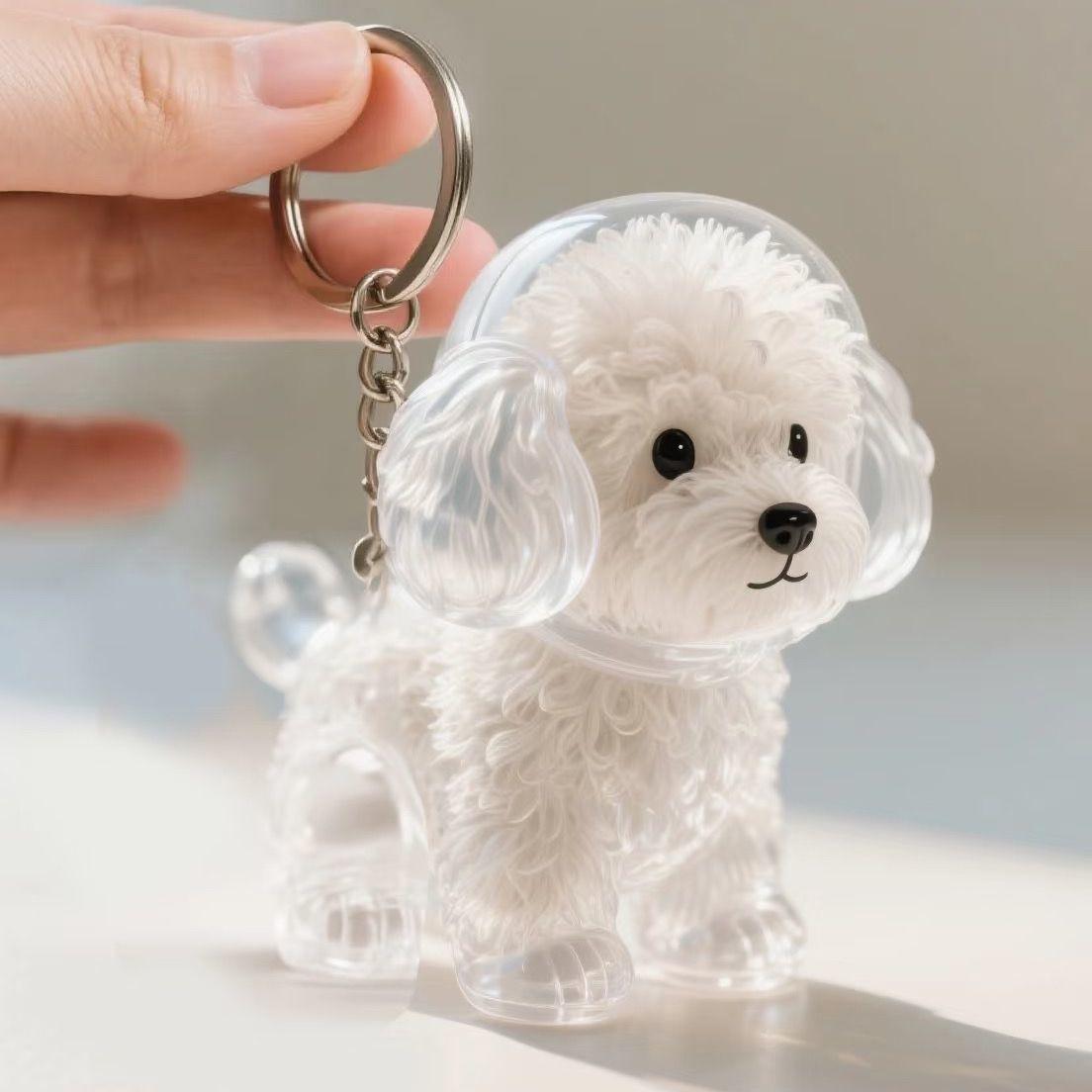 Hair Dog Storage Pendant Cute Puppy Hair Storage Box Dog Hair Decoration Bag Pendant Collection Gift Decoration Parts