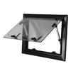 20x14inch RV Push Out Window Double Layer External Push Vent Hatch With Sunshade Curtain for