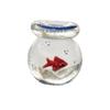 Handmade Mini Glass Fish Tank Cute Handcrafted Glass Fish Gift Aquarium Decoration  Home Ornament
