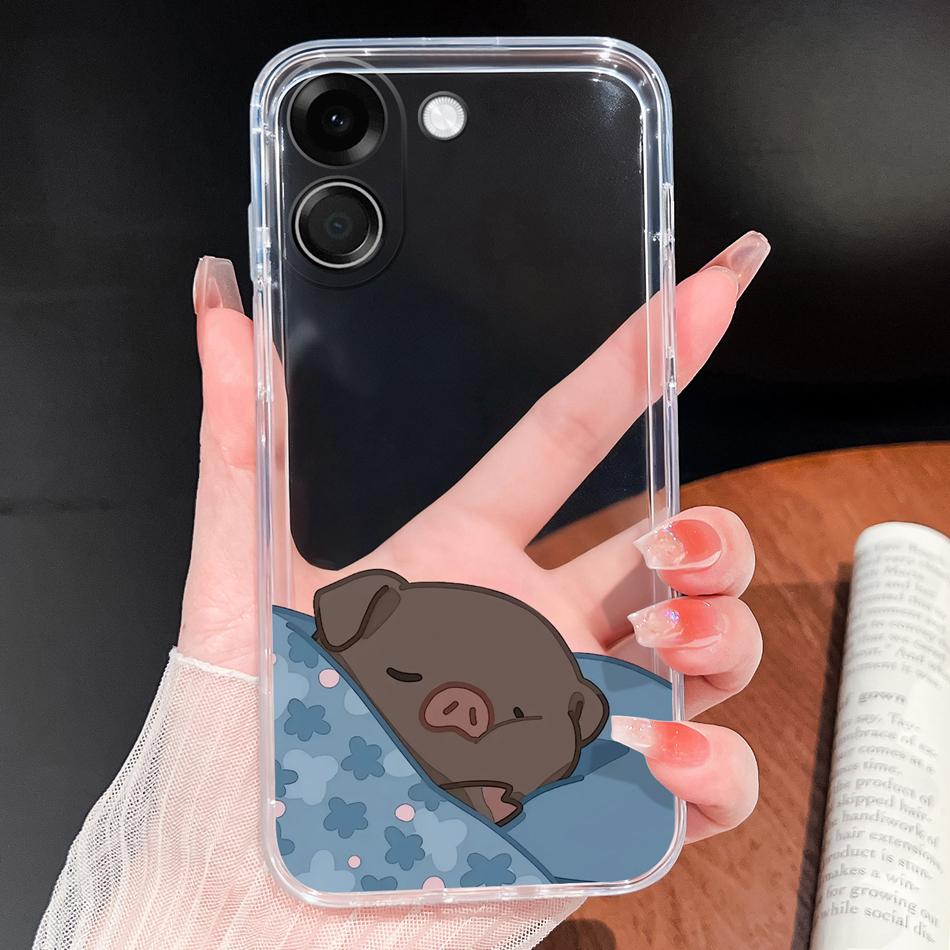 For Poco X8 Pro Max 5G Phone Case Leisure Style Soft Cover Transparent Silicone Funda For Poco X 8 Lightweight Anti Drop Bumper