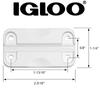 Igloo Cooler Box Replacement Part Standard Plastic Hinge 00024012