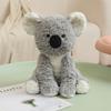 1Pc 25cm Fluffy Lions Fox Piggy Cattle Peluche Toy Cute Sitting Animal Elephant Koala Bear Monkey Cow Polar Bear Dolls for Kids
