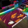 Brisbane Broncos Design Crystal Velvet Carpet Cozy Non?Slip Printed Rug For Bedroom Living Room Entrance