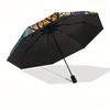 Colorful Tree of Life Mandala Umbrella, Portable 3-Fold Umbrella for Men & Women,Christmas Gift ES64