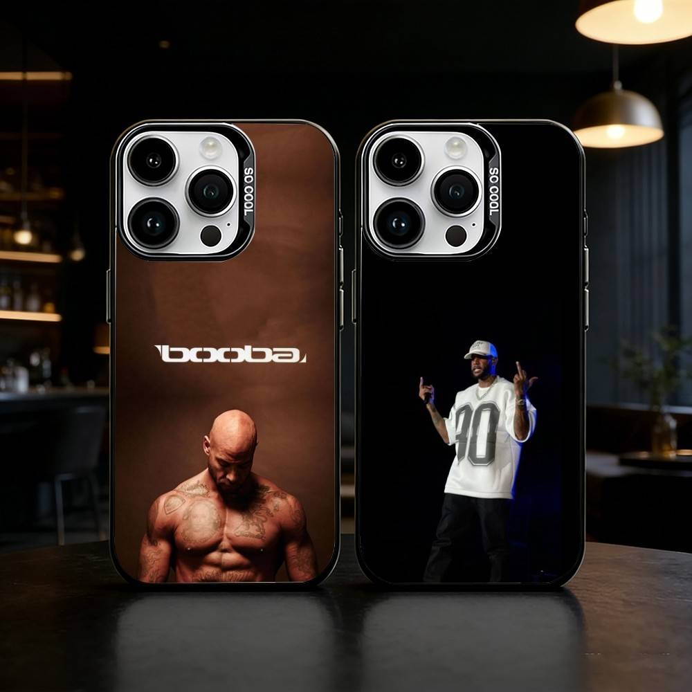 Booba singer b2o 92i Phone Case For iPhone 17,16,15,14,13,12,11,Pro Max,Plus Candy Silver Cover