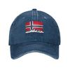 Norway Flag Denim Cap Casual Baseball Caps Adjustable Hat Summer Unisex Baseball Hats