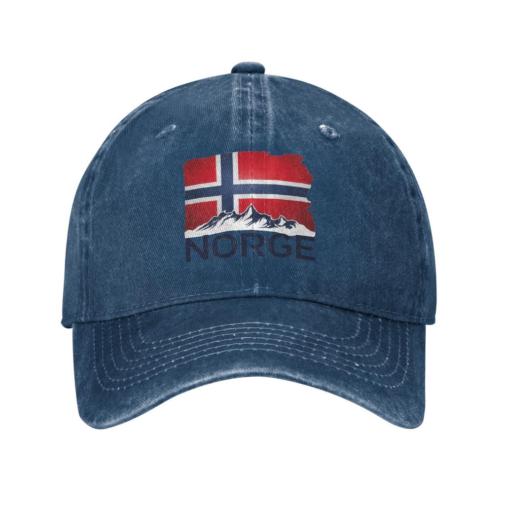 Norway Flag Denim Cap Casual Baseball Caps Adjustable Hat Summer Unisex Baseball Hats