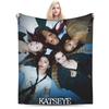 Katseye Kpop Girl Group Blanket Fleece  Winter  Breathable Warm Throw Blankets for Bed Outdoor Plush Thin Quilt