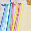 A4 Grid Zipper Bag, File Bag, Transparent Hand-held Storage Bag, Student Stationery Bag, Office Supplies Side-padded Bag