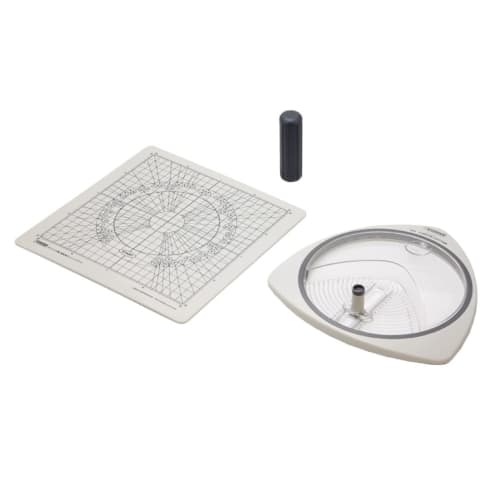 Wave Hobby Tool Series HG Circle Cutter Set (with Mini Low-Adhesion Cutting Mat) for Plastic Models, HT-219