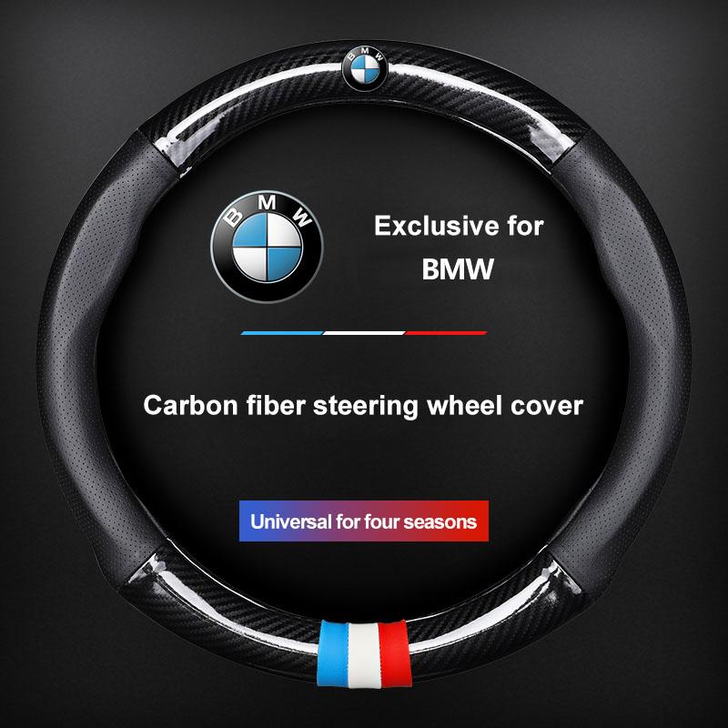 Bil Rattdeksel Pustende Sklisikkert PU Lær Rattdeksel For BMW E53 E70 E71 E72 E83 X1 X2 X3 X4 X5 X6 X7 E84 F48