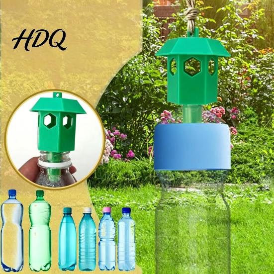 Hanging Insect Trap Outdoor Wasp Trap Yellow Jacket Fits Most Plastic Bottles Natural Bait Reusable Non-Toxic Hornet Catcher for Garden Backyard
