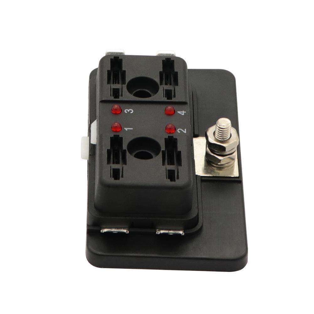 DC 12V/24V 6 Way Blade Fuse Box Block Holder 6pcs Fuses 3A/5A/10A/15A/20A/30A For Auto Car-in - View #13