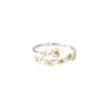 Ring - Flowing Floral Pattern Opening Ring - Adjustable Simple and Three-dimensional Flower Design - Ring for Index Finger