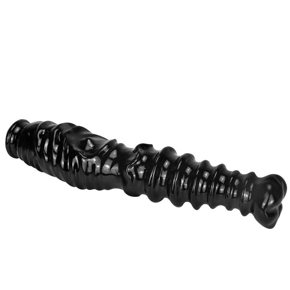 41.5cm Big Black Dildo for Anal Plug Adult Sex Toys Slave Strap on Penis Silicone Dick Fisting BDSM
