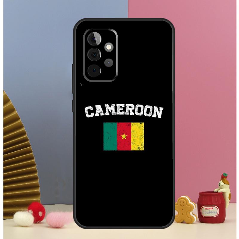 Republic of Cameroon Flag Case For Samsung Galaxy A52 A72 A13 A33 A53 A14 A24 A34 A54 A15 A25 A51 A71 A12 A32 Cover
