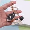 Unique French Bulldog Car Keyring Layer Leather Artisanal Work Soft Touch Materials for Everyday Carry