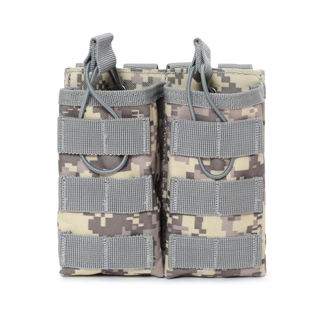 7.62/5.56mm Double Magazine Pouches Tactical Molle AK AR M4 AR15 Rifle Airsoft Paintball Mag Pouch for Hunting Vest Accessories