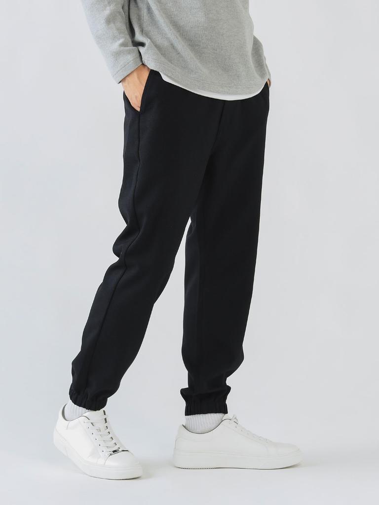 Beams Heart Men's Shirred Easy Pants, Navy, Size M