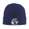 WTF Where's The Fish Print Beanie Hats Skullies Beanies Warm Soft Men Women Elastic Caps Autumn Winter Graphic Bonnet Hats