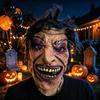 Full Head Masque for Cosplay Events Scary Halloween Masque, Creepy Face Latex Vampire Costume Men Women Costume, Party, Haunted House Realistic
