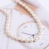 1String, White Natural Freshwater Pearl, Handmade Rice Pearl Beads, 7-8mm, for DIY Necklaces Bracelets Supplies, Women Crafts 36cm
