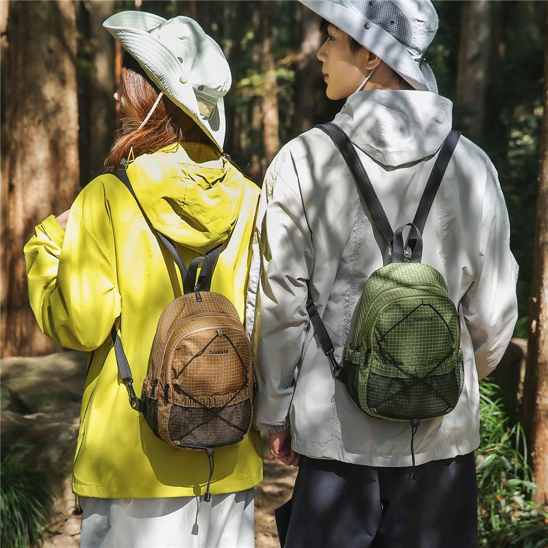 Multifunctional Chest Bag Men's Outdoor Small Backpack Lightweight Sports Crossbody Bag