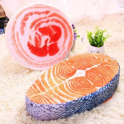 Nordisches Lustiges Simulation Leckerer Lachs Fisch Sushi Kissen Kreatives Design Lachs Kissen Bett Sofa Heimdekoration Foto Requisiten