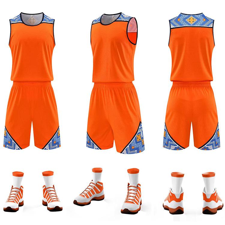 American Basketball Suit Men'S College Students Children'S Training Suit Sports Quick-Drying Team Game Jersey Summer