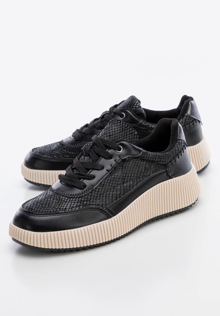 Wittchen Zwarte Dames Sneakers van Eco-Leer