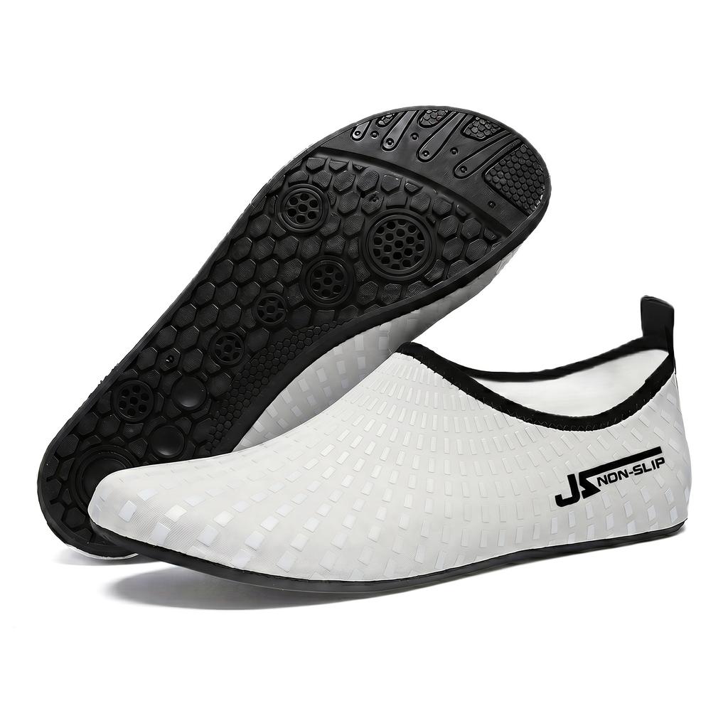 JS Non-Slip Unisex Large Size Casual Water Shoes Lightweight Quick-Dry Beach Socks for Swimming Hiking Surfing Diving Walking