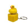 Funny Croaking Frog Keychain Rechargeable Frog Keyboard Fidget Clicker Frog Sound Key Chains With Led Light Stress Relief