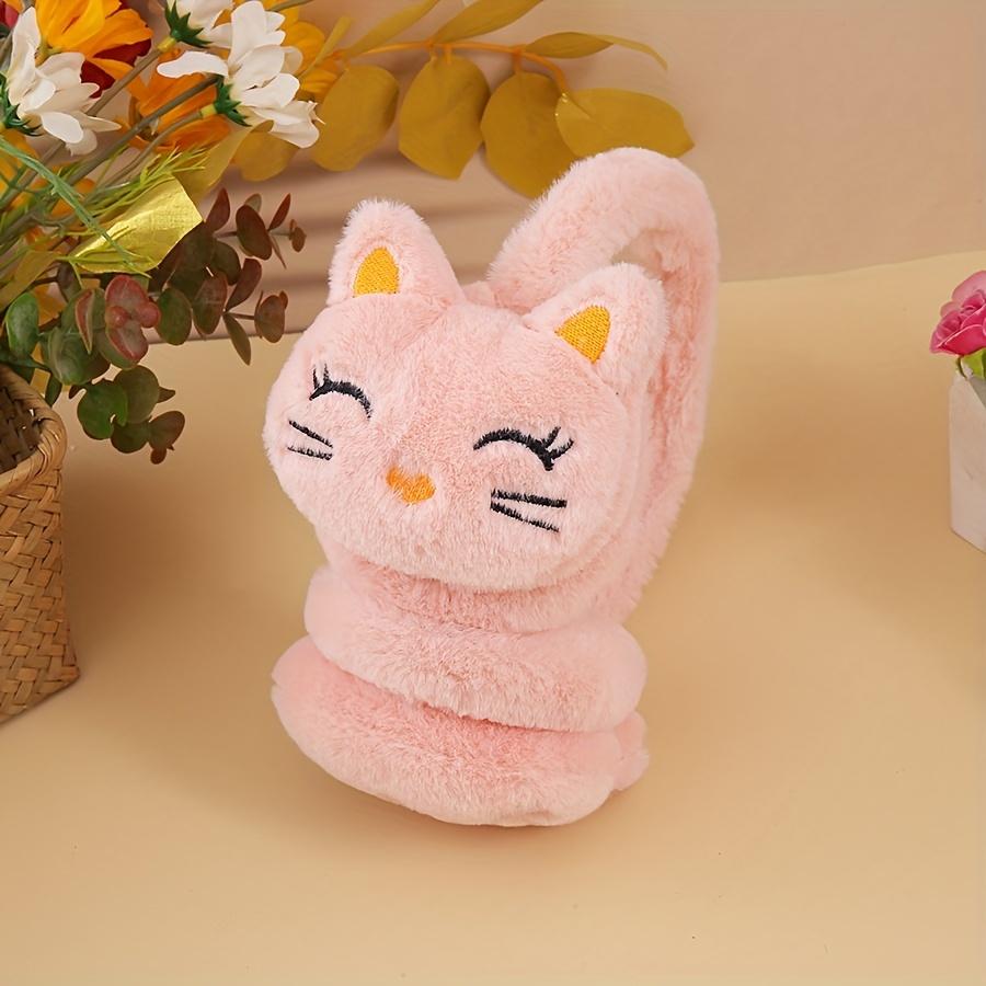 Korean Version of Autumn and Winter Plush Warm Ear Cover, Plush Cute Cartoon Kitten Ear Cover To Protect Ears From Cold