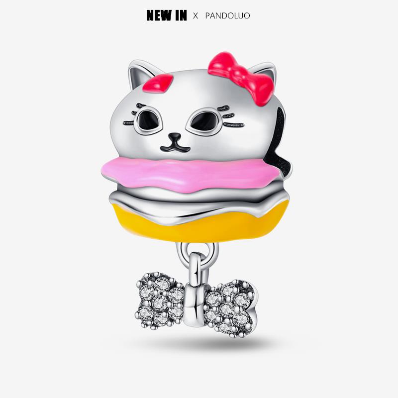 New In Copper Cute Pet Animal Shapes Charm Beads Fits Pandach Original Charms Bracelet For Women Pendant Bead Jewelry