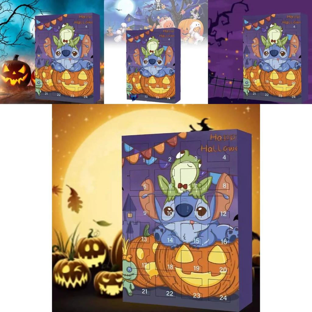 Entzückender Stitch Weihnachts-Adventskalender Blind Box Spaß für Kinder Spielzeugsammlung