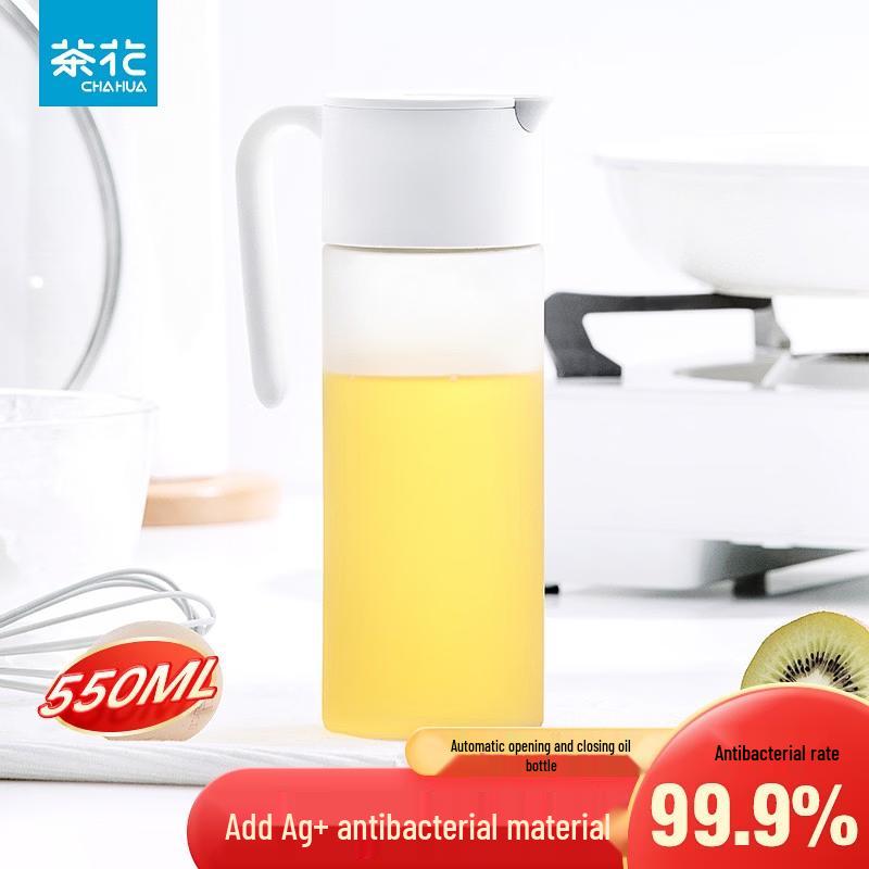 Chahua Silver Ion Antibacterial Oil Pot with Self-Opening Lid, 550ml