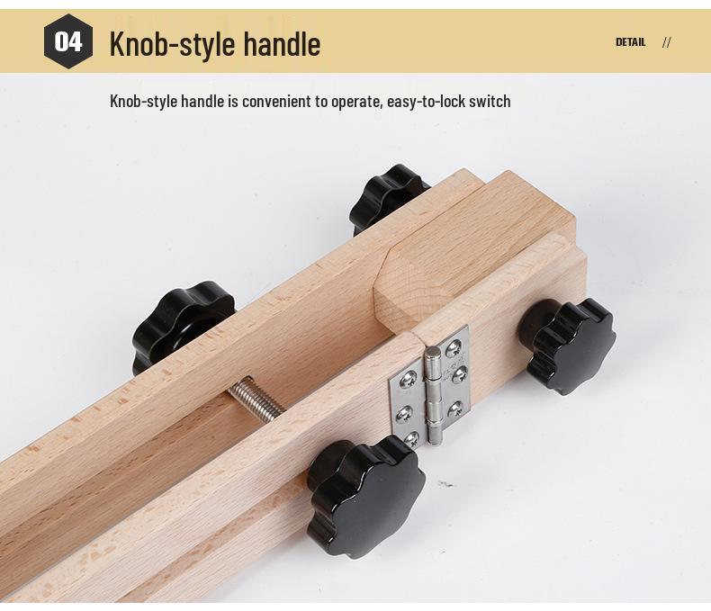 Adjustable 180° Beech Wood Leather Sewing Clamp