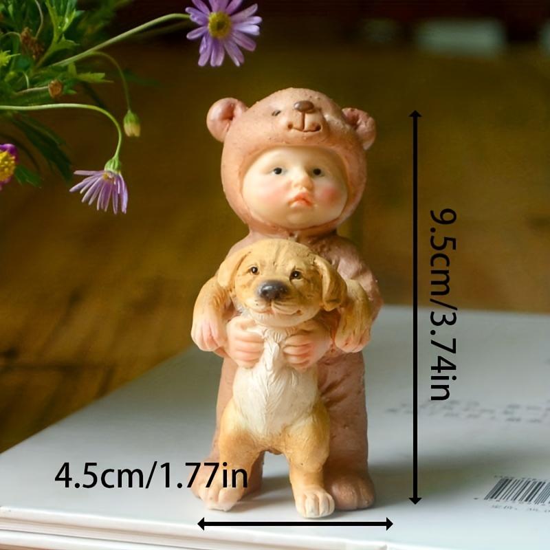 

1 шт. Милый декор в виде куклы из смолы - Декор для дома с твердой обложкой для спальни и гостиной bear